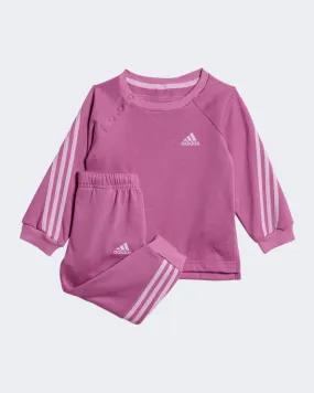 Adidas 3 Stripes Infant-Girls Training Suit Pink Hn8930