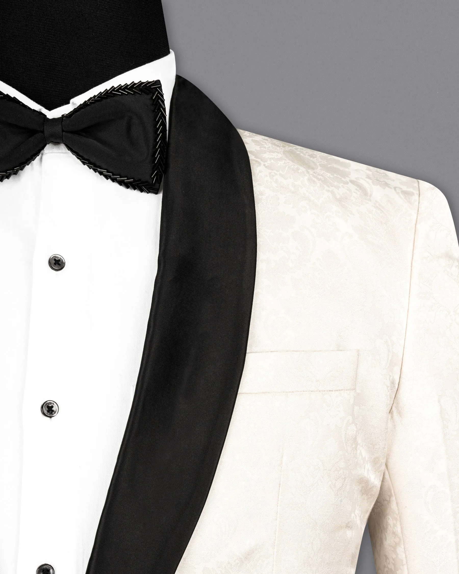 Alabaster Tuxedo Designer Suit