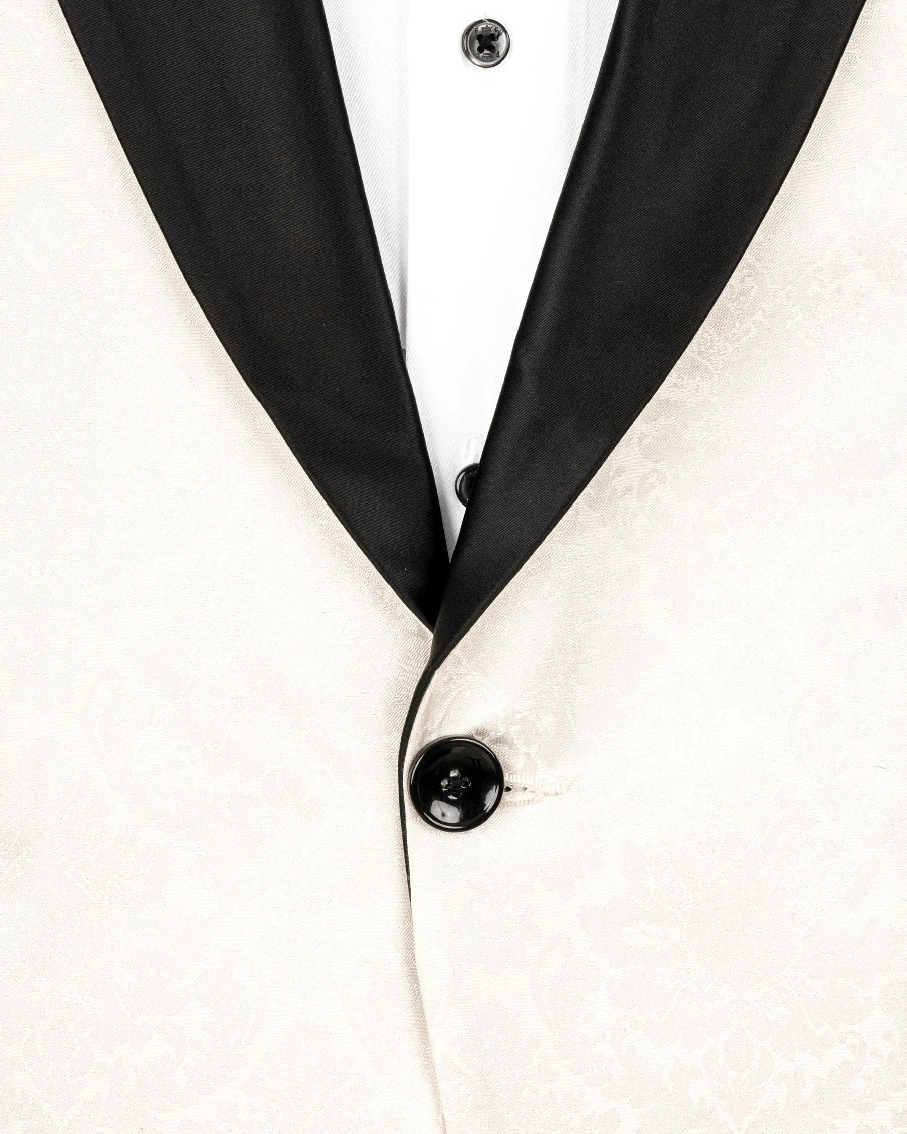 Alabaster Tuxedo Designer Suit