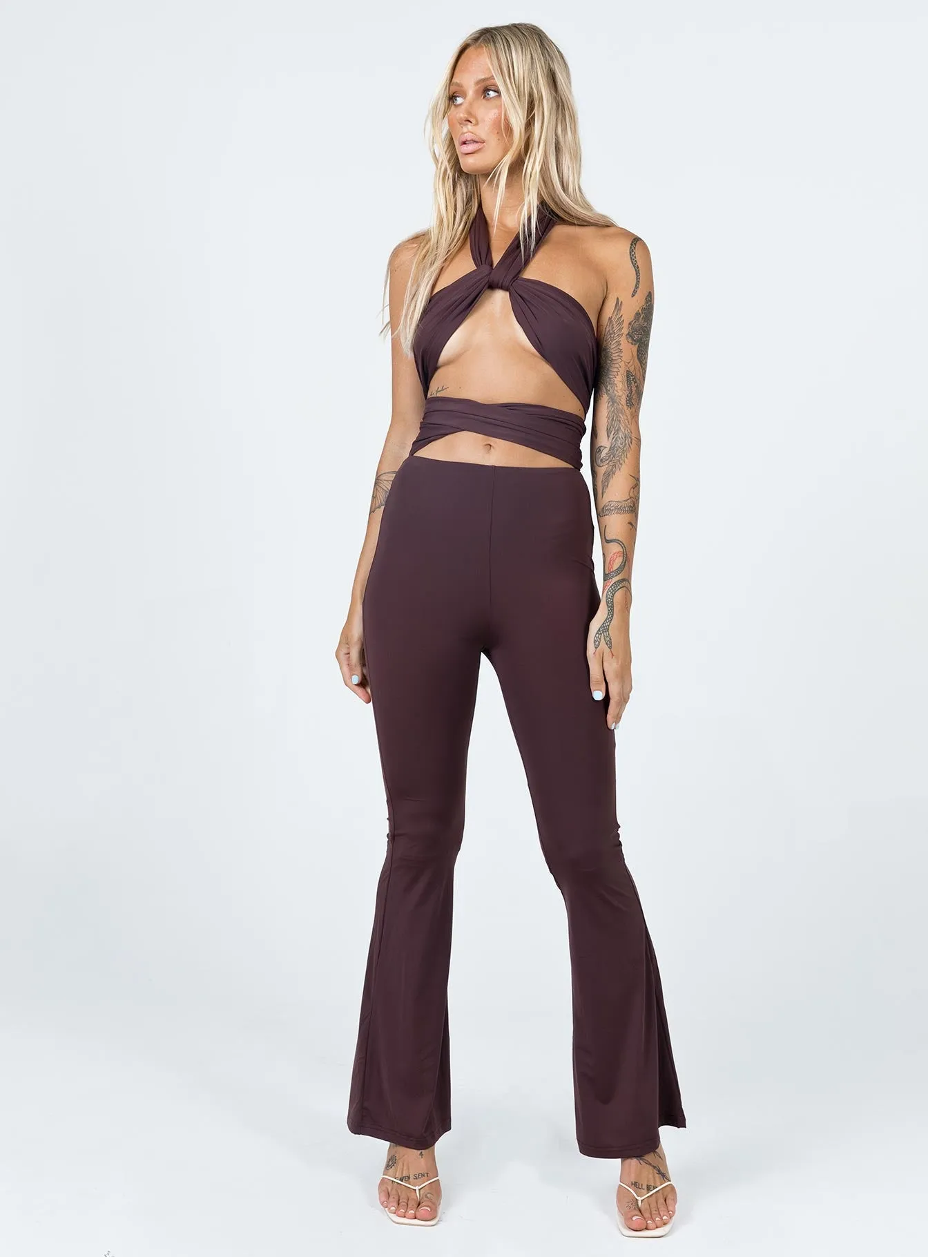 Amalia Jumpsuit Brown