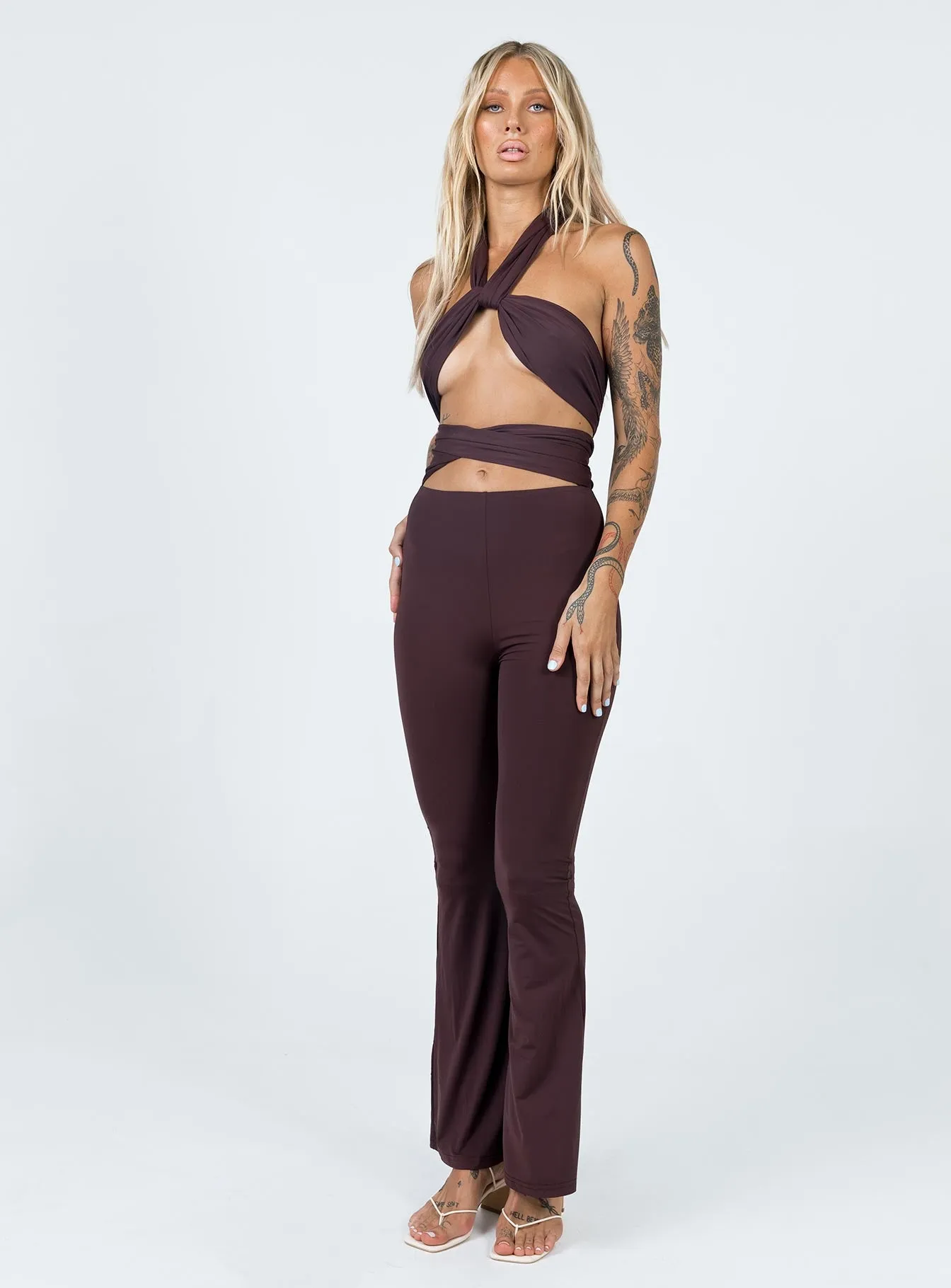 Amalia Jumpsuit Brown