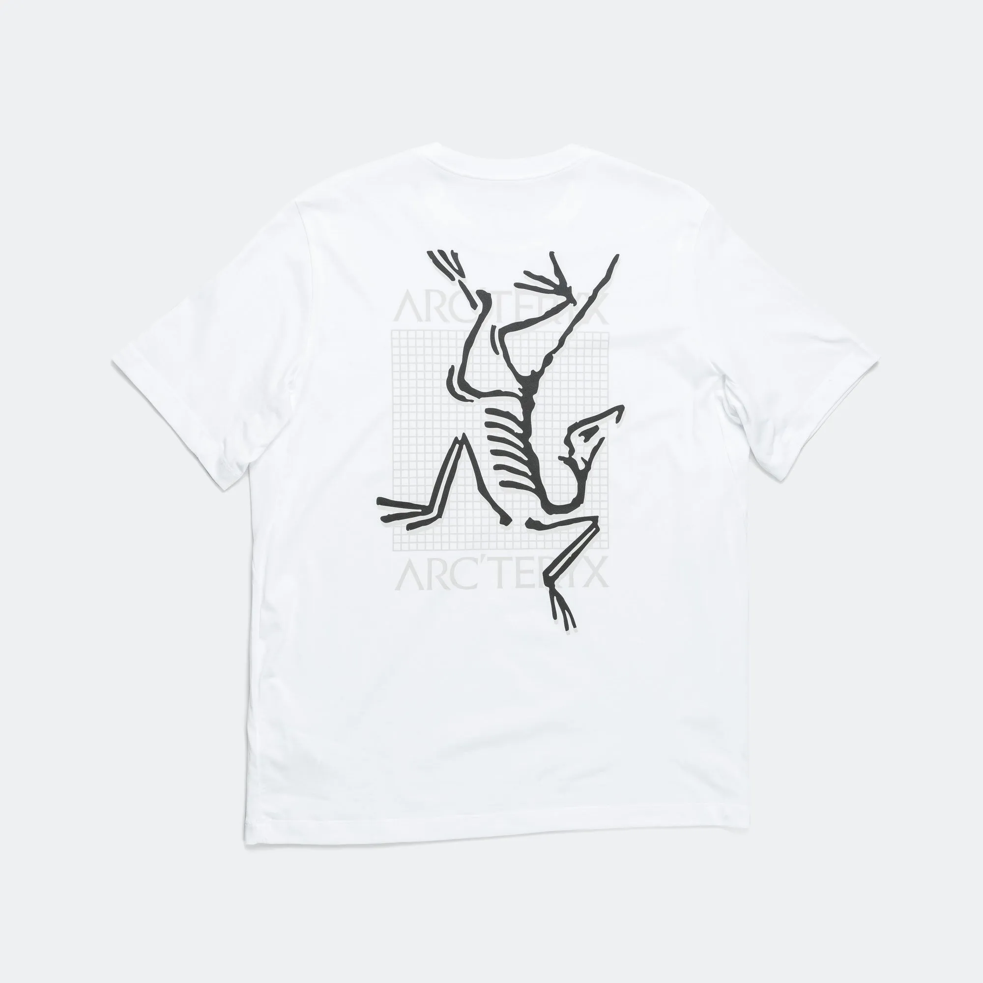 Arc'Multi Bird Logo SS T-Shirt - White Light