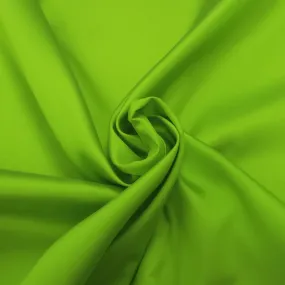 Avocado Green Solid Poly-Silk Mikado Fabric