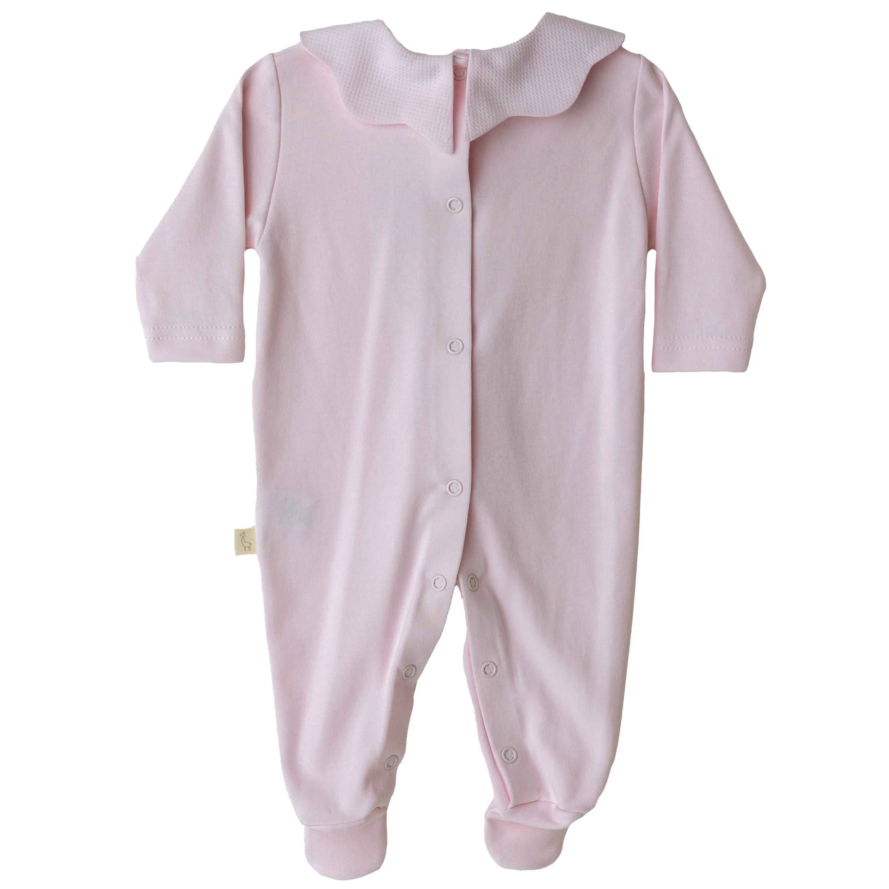 Babygrow - Scalloped Collar Pink