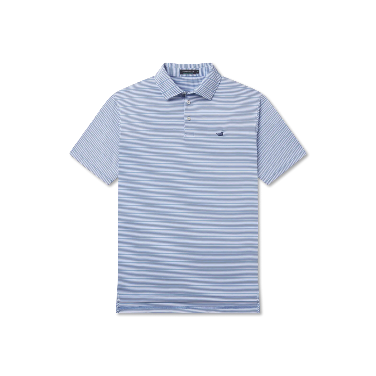 Bermuda Performance Polo - Chenier Stripe