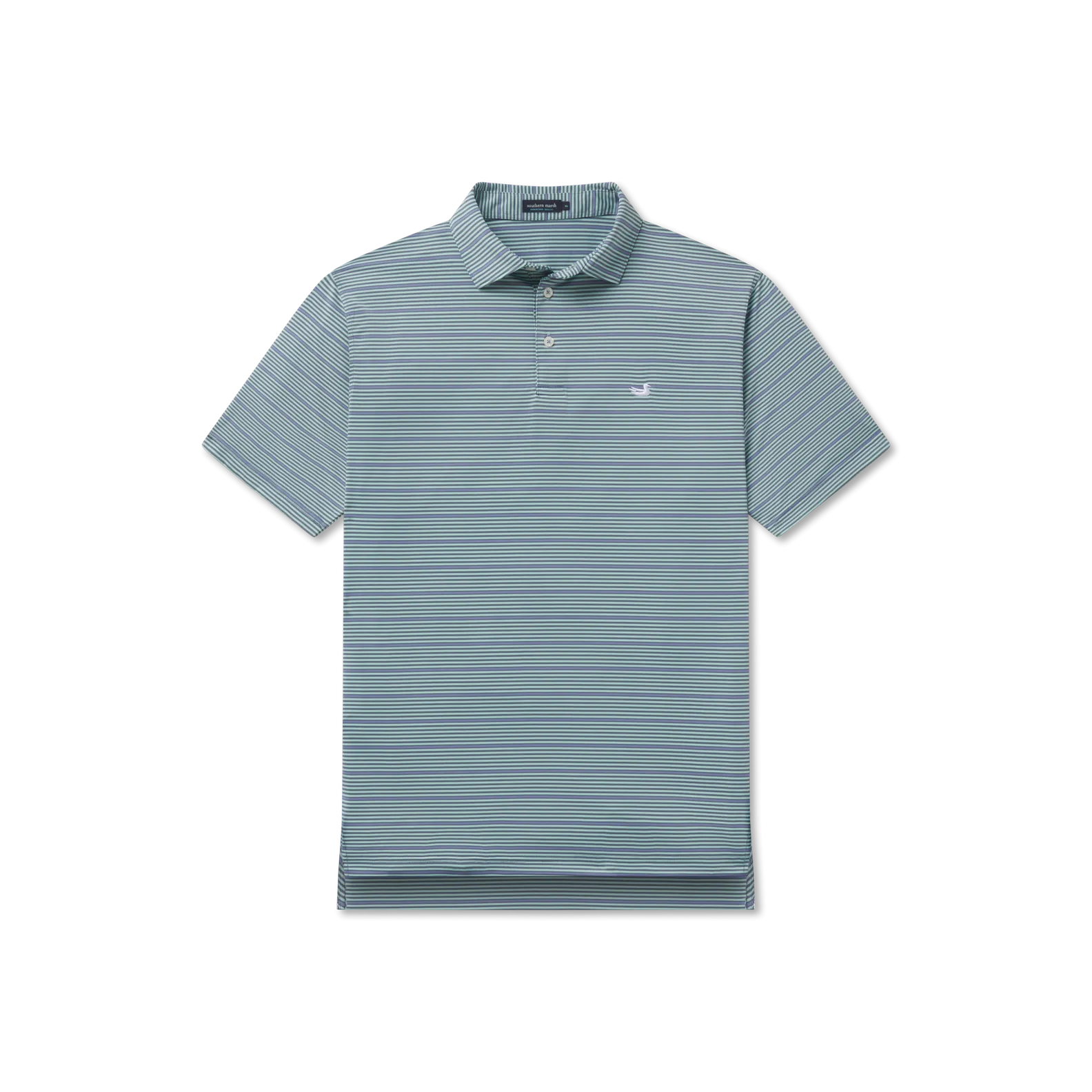 Bermuda Performance Polo - Chenier Stripe