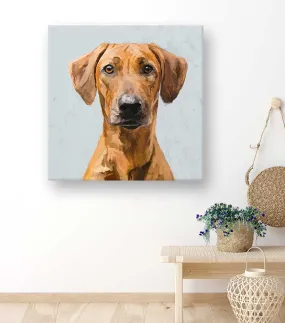 Best Friend - Rhodesian Ridgeback Canvas Wall Art