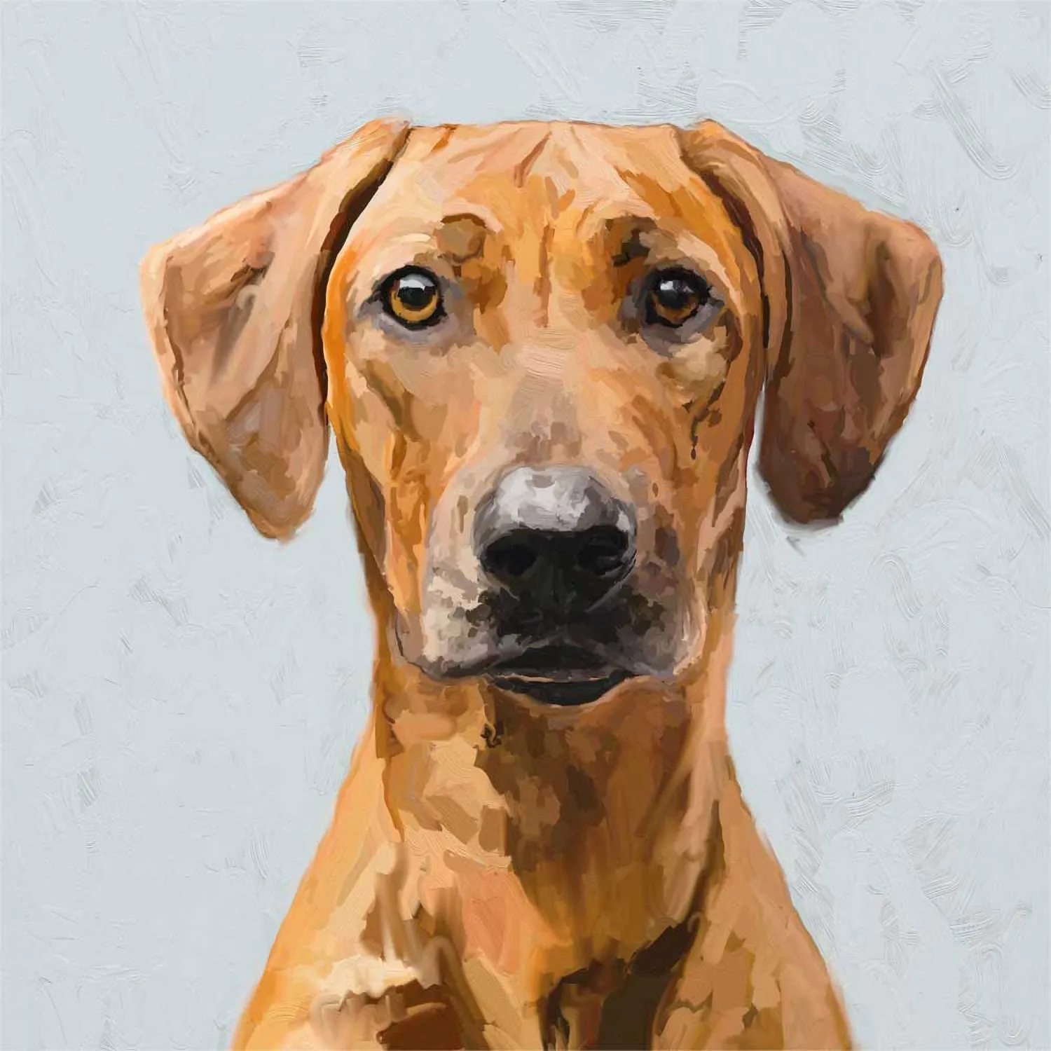 Best Friend - Rhodesian Ridgeback Canvas Wall Art