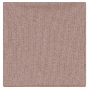 Bondoux Bebe Mauve Ribbed Knit Blanket