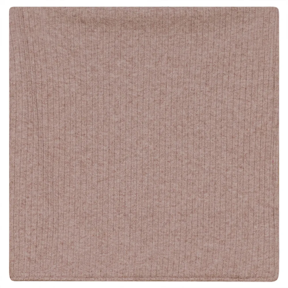 Bondoux Bebe Mauve Ribbed Knit Blanket