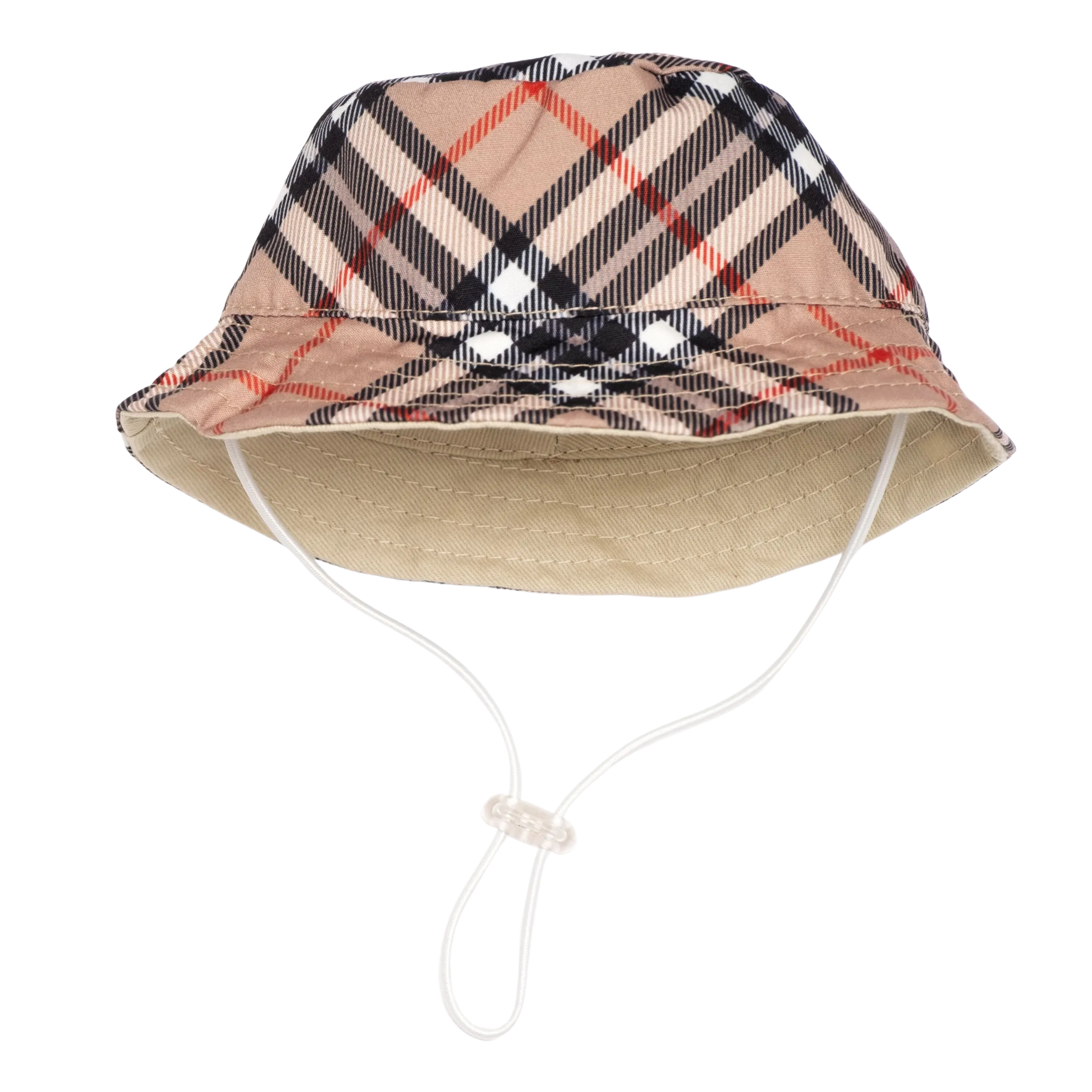 Bucket Hat | Bias Plaid Tan