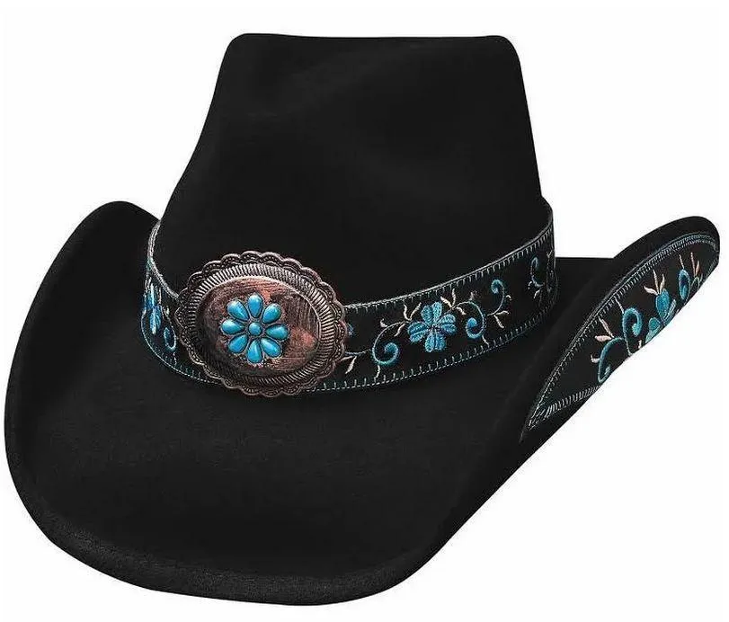 Bullhide All for Good Womens Shapeable Wool Cowboy Hat Style 0476BL