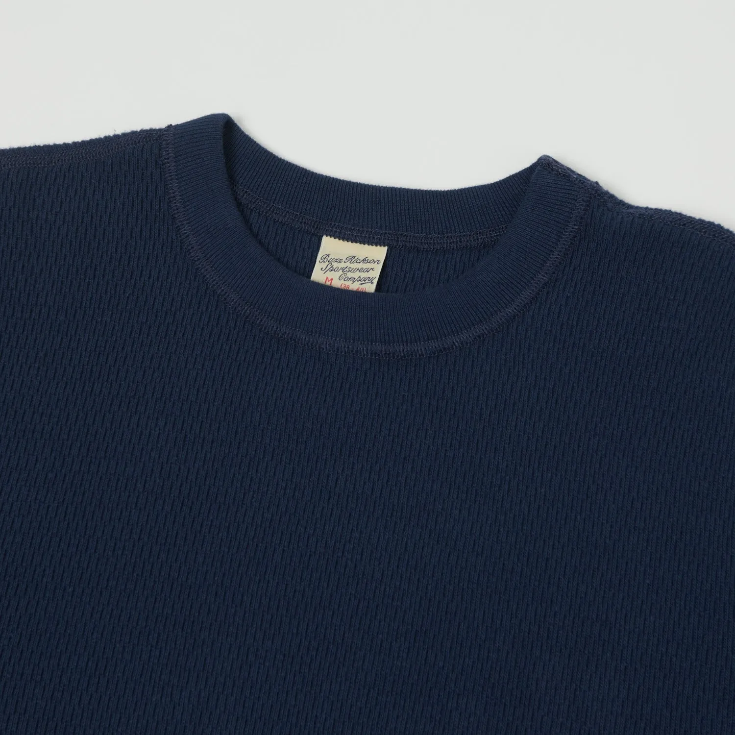 Buzz Rickson's L/S Thermal Tee - Navy