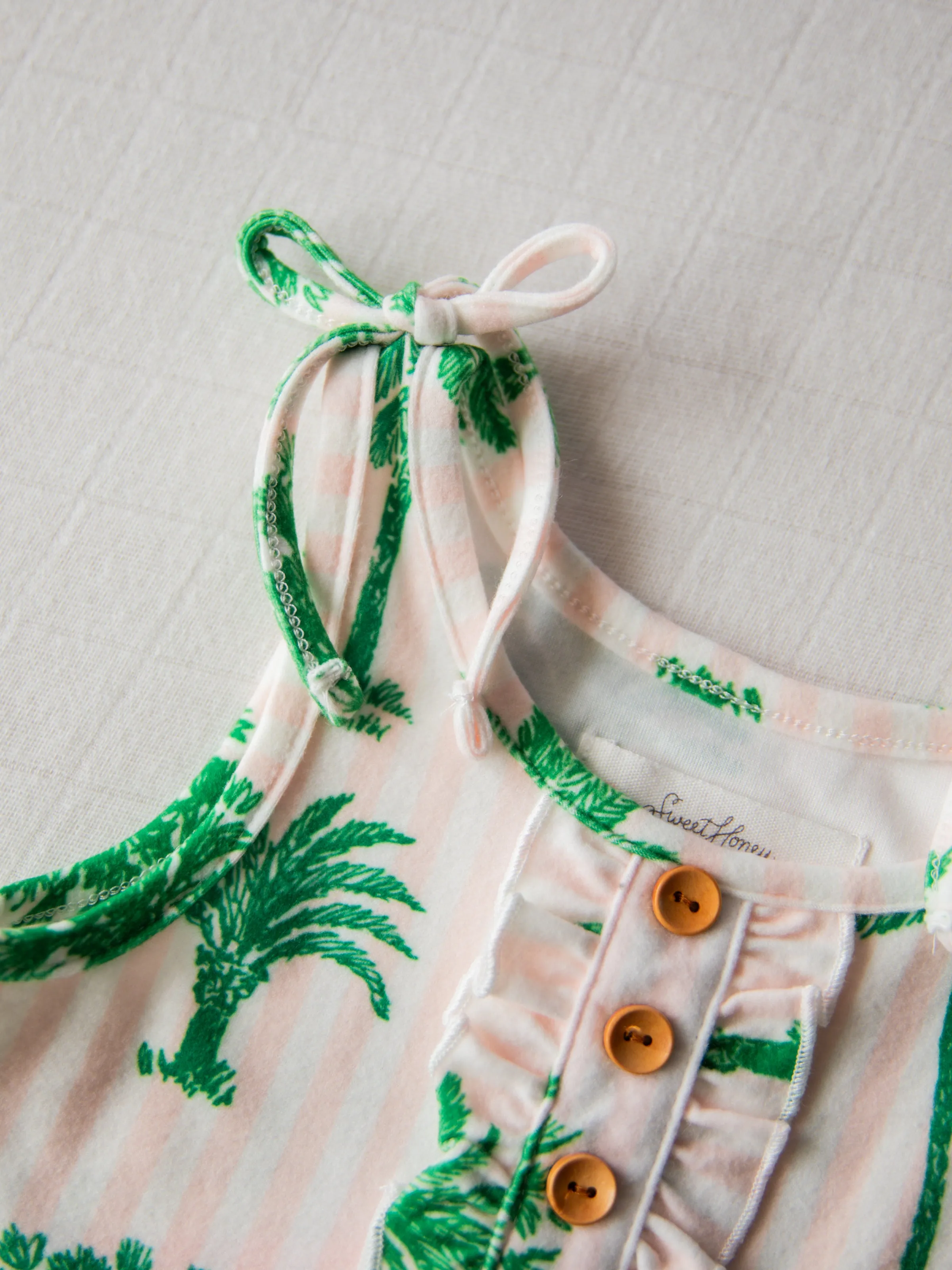 Cami Play Set - Palm Tree Stripes