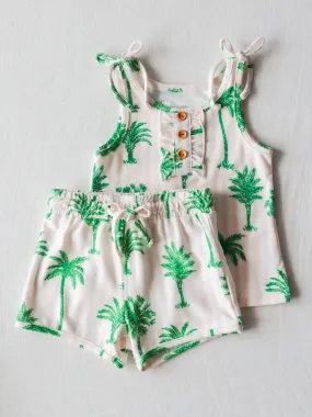 Cami Play Set - Palm Tree Stripes