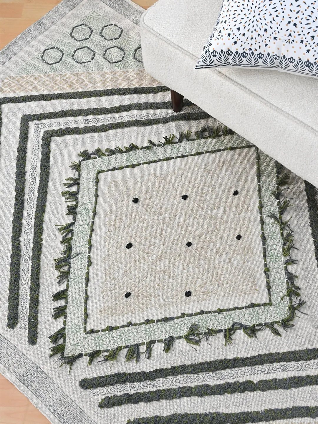 CARTERA - BLOCK PRINTED RUG