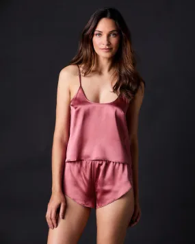 Celine Open Back Cami | Rose