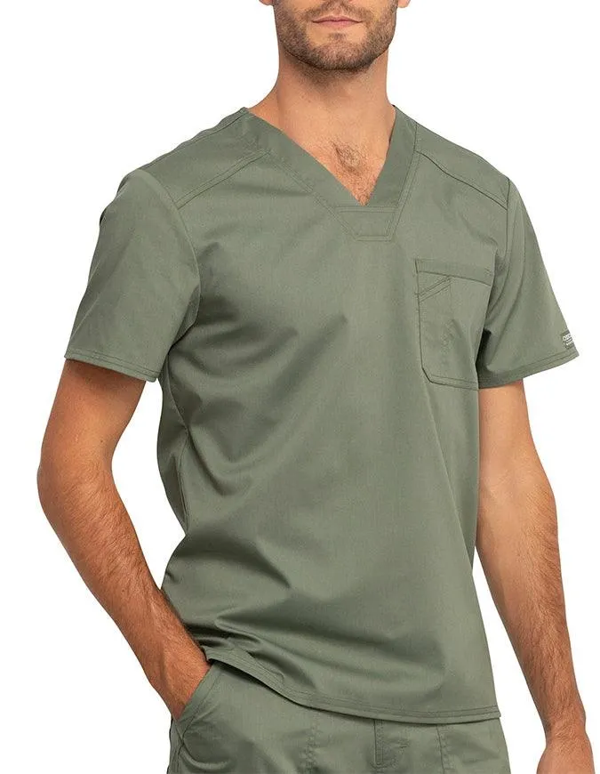 Cherokee Workwear Revolution Men's V-Neck Top