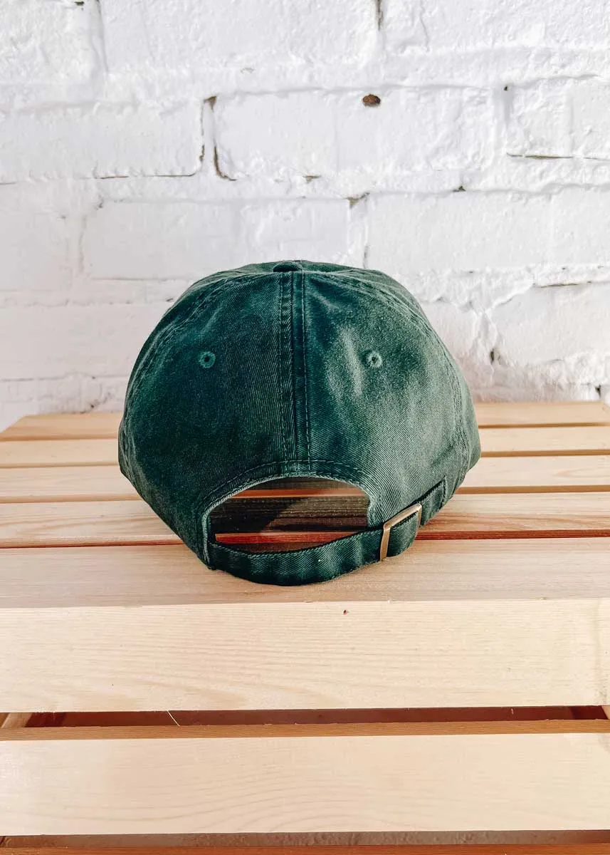 Chi City Dad Hat - Hunter Green