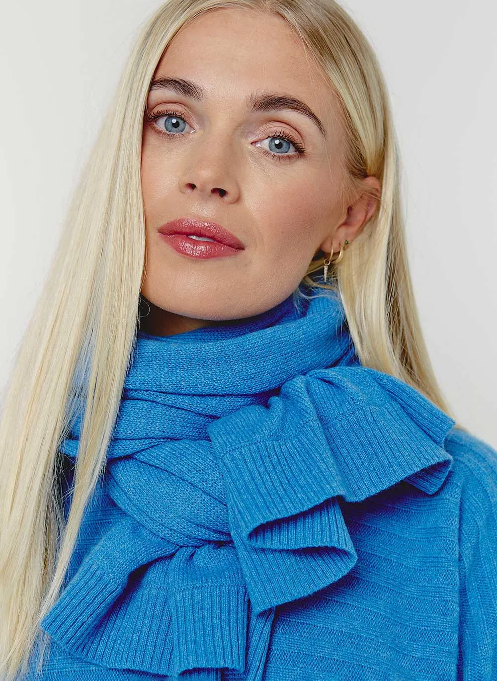 Classic Cashmere Scarf - Hockney Blue