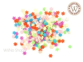 Colorful Snowflake Mix Polymer Fimo Slices Nail Art Decoration