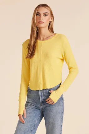 CROPPED BOXY LONG SLEEVE TEE