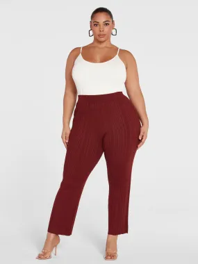 Dakota Ribbed Knit Pants