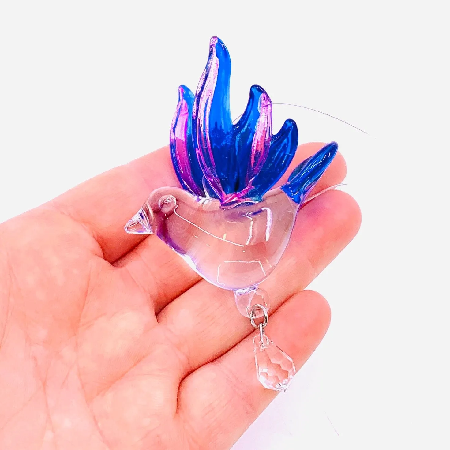 Dazzle Glass Dove, Purple 20