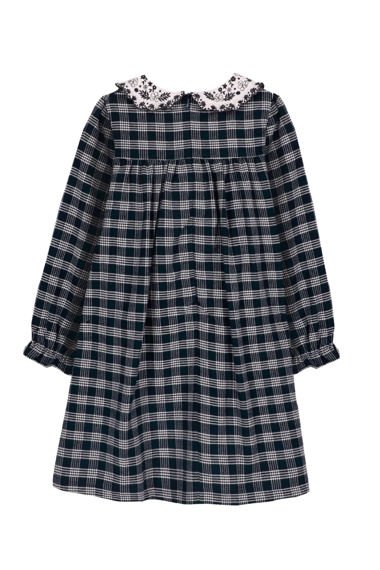 Dress - Navy & White Check