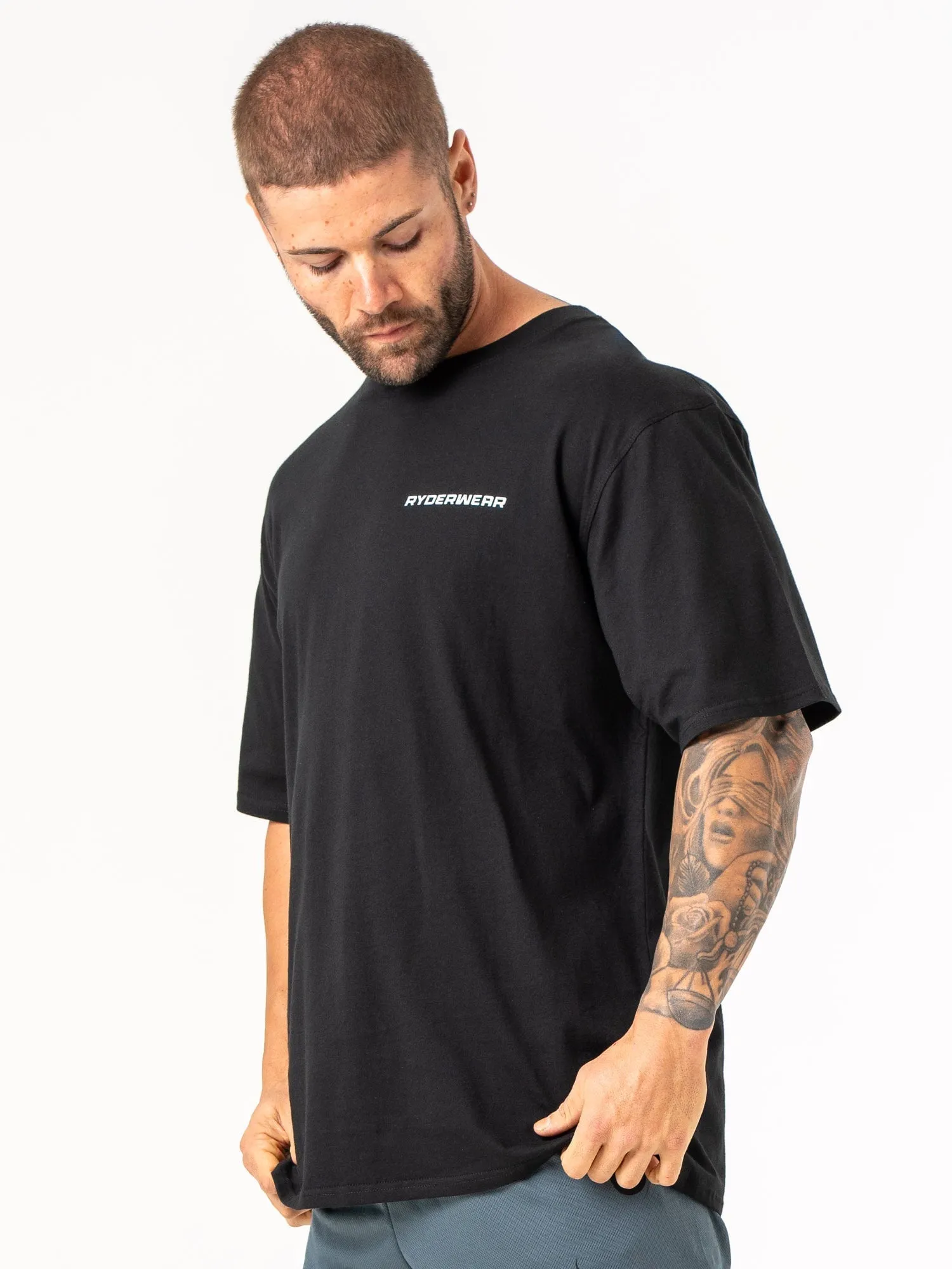 Energy Oversized T-Shirt - Black