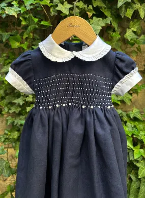 Handmade Smock Linen Celebration Dress