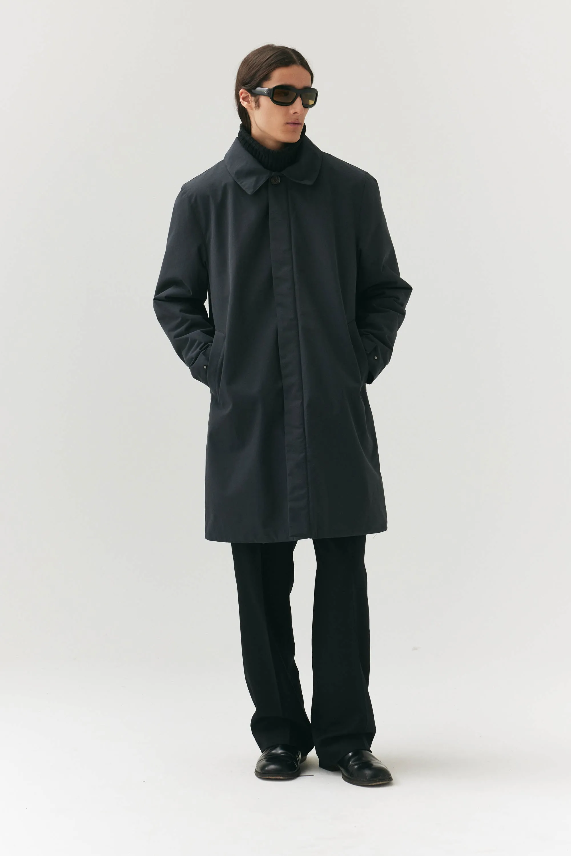 LONG DONG POLYRAYON WOOL LOOK AW24 STEEL GREY