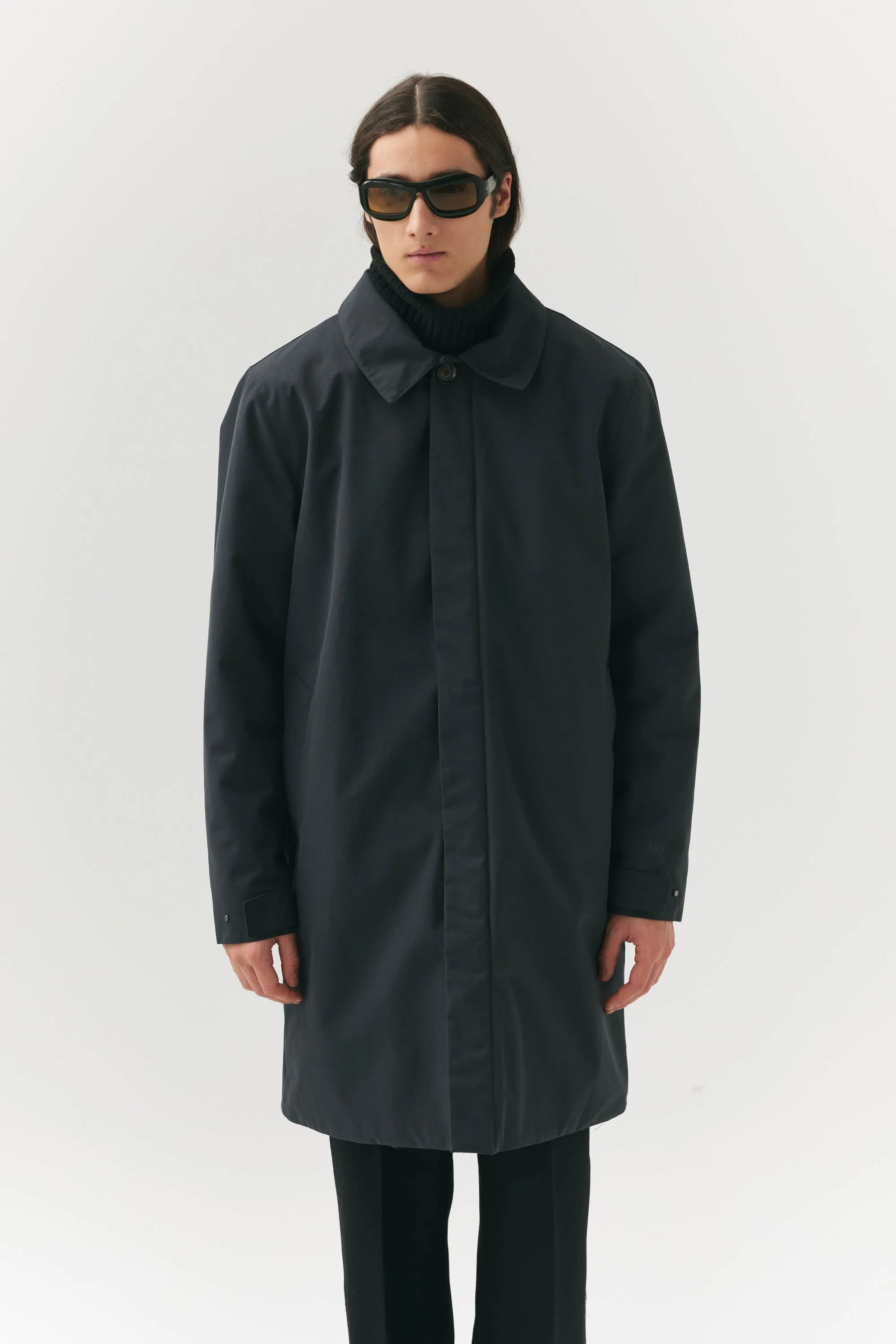 LONG DONG POLYRAYON WOOL LOOK AW24 STEEL GREY