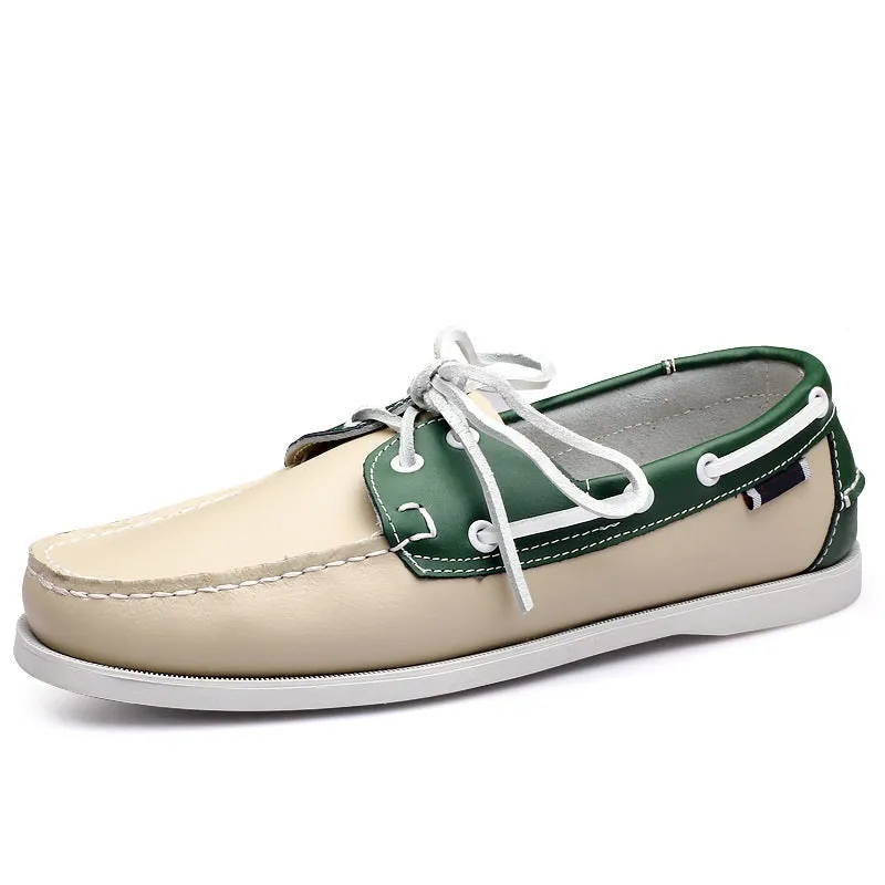 Men's British Fashion Leather Boat Shoes