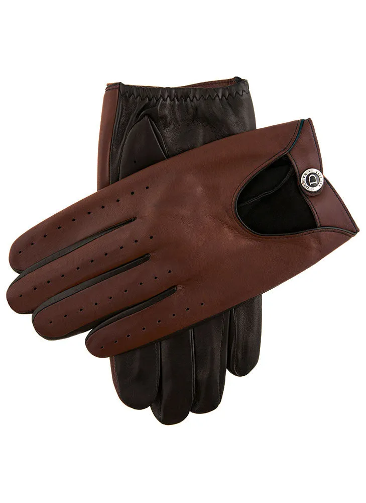 Men's Heritage Two-Colour Leather Driving Gloves