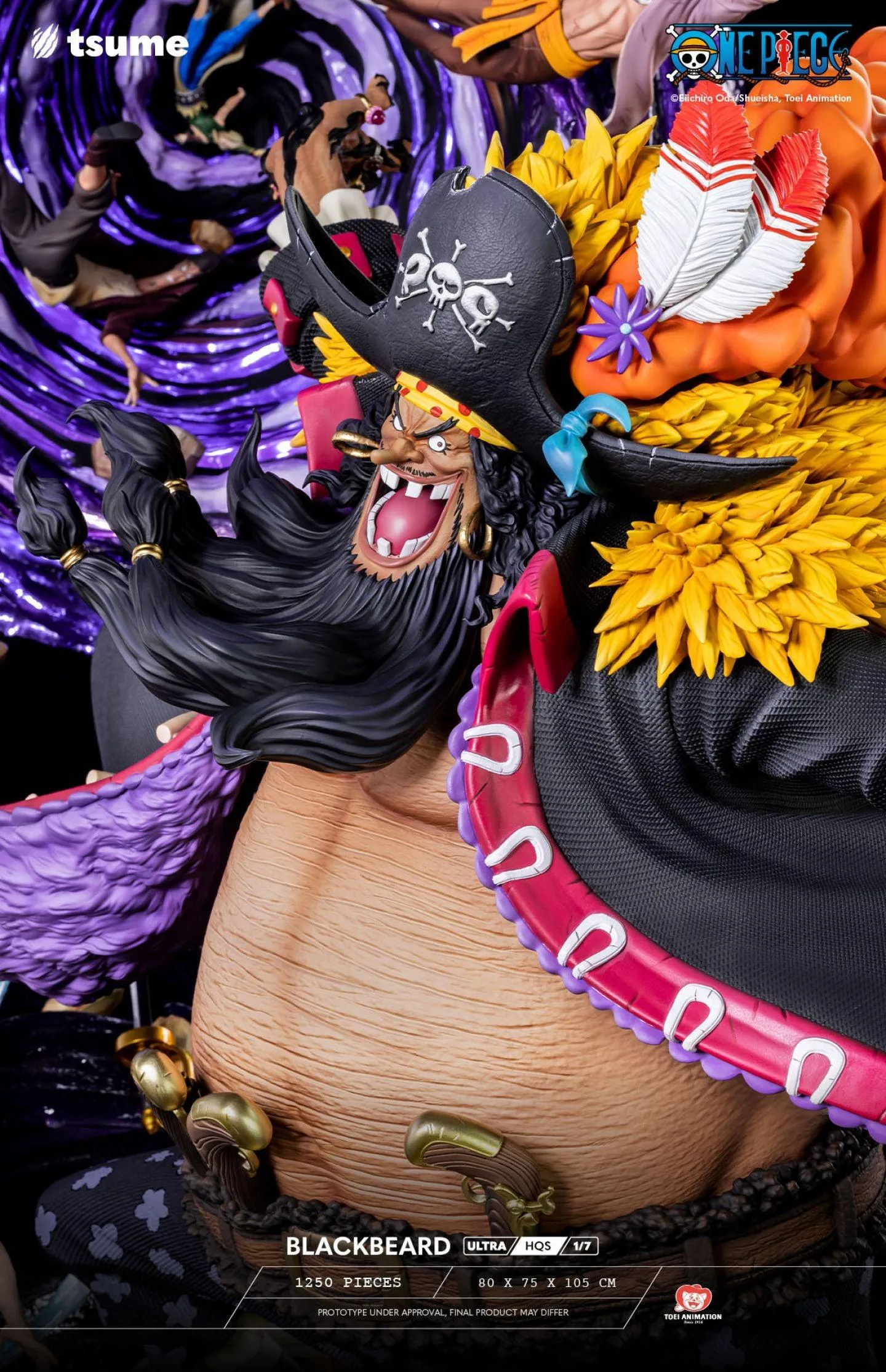 One Piece-Black Beard HQS - Anime Figure