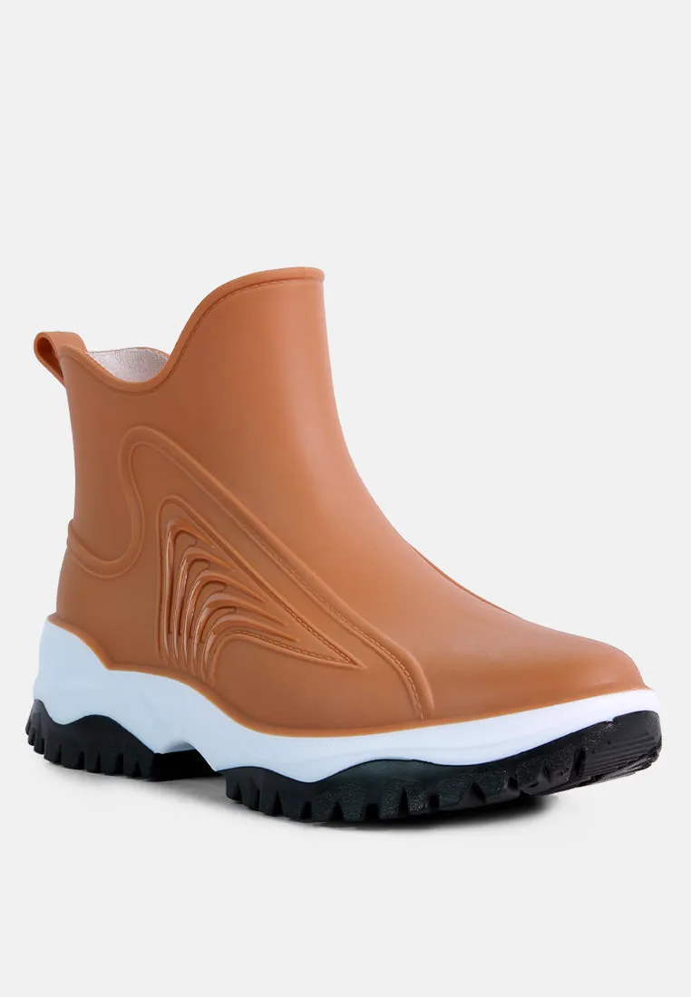 Poolers Whaler Color Block Rainboots