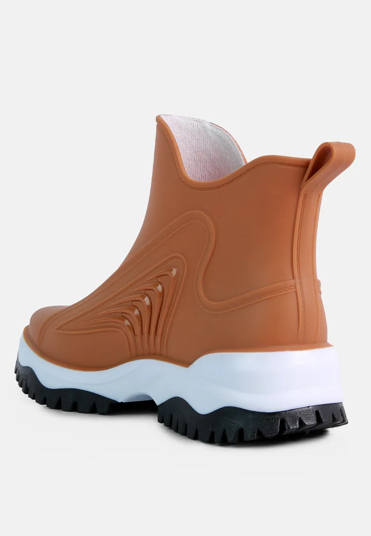 Poolers Whaler Color Block Rainboots