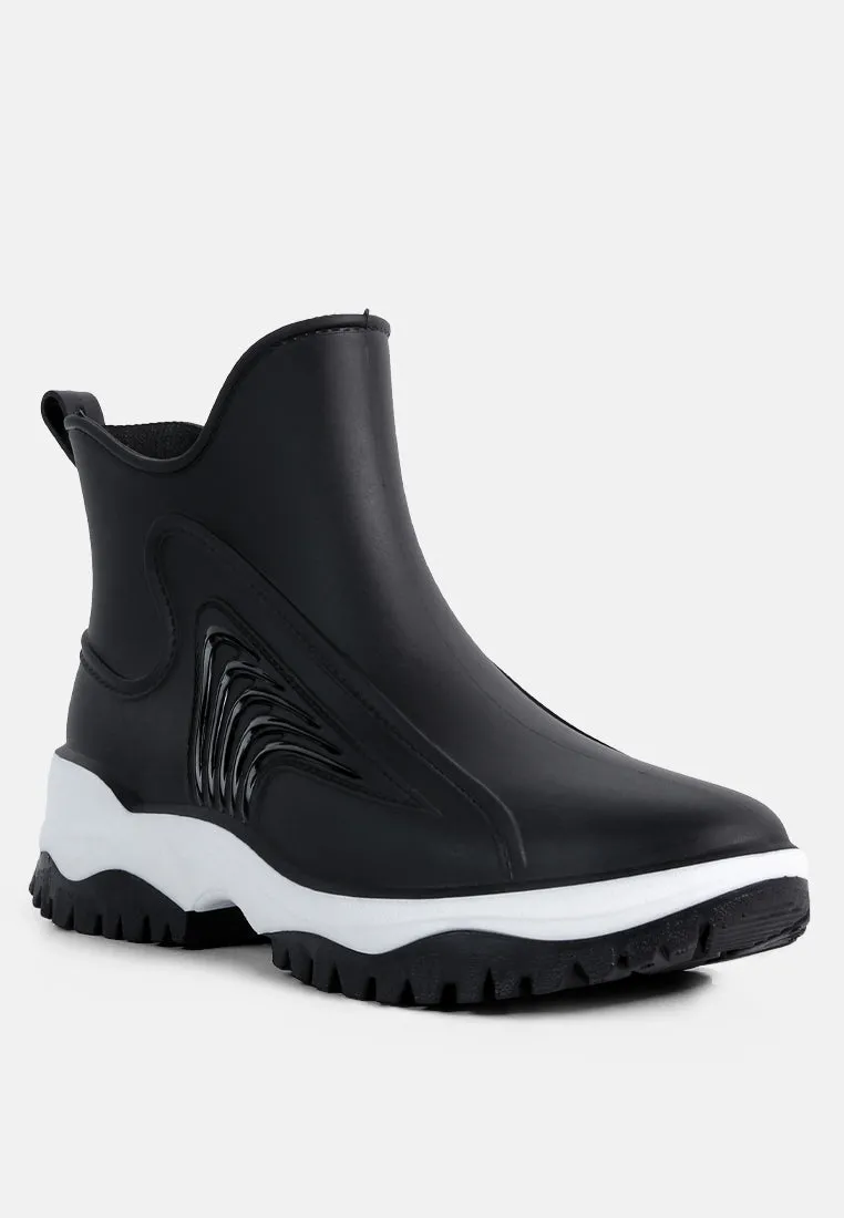 Poolers Whaler Color Block Rainboots