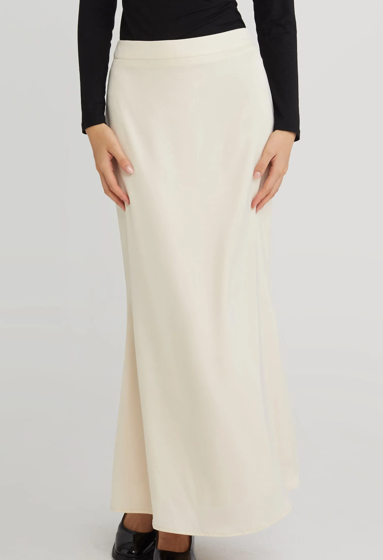 Satin Maxi Skirt