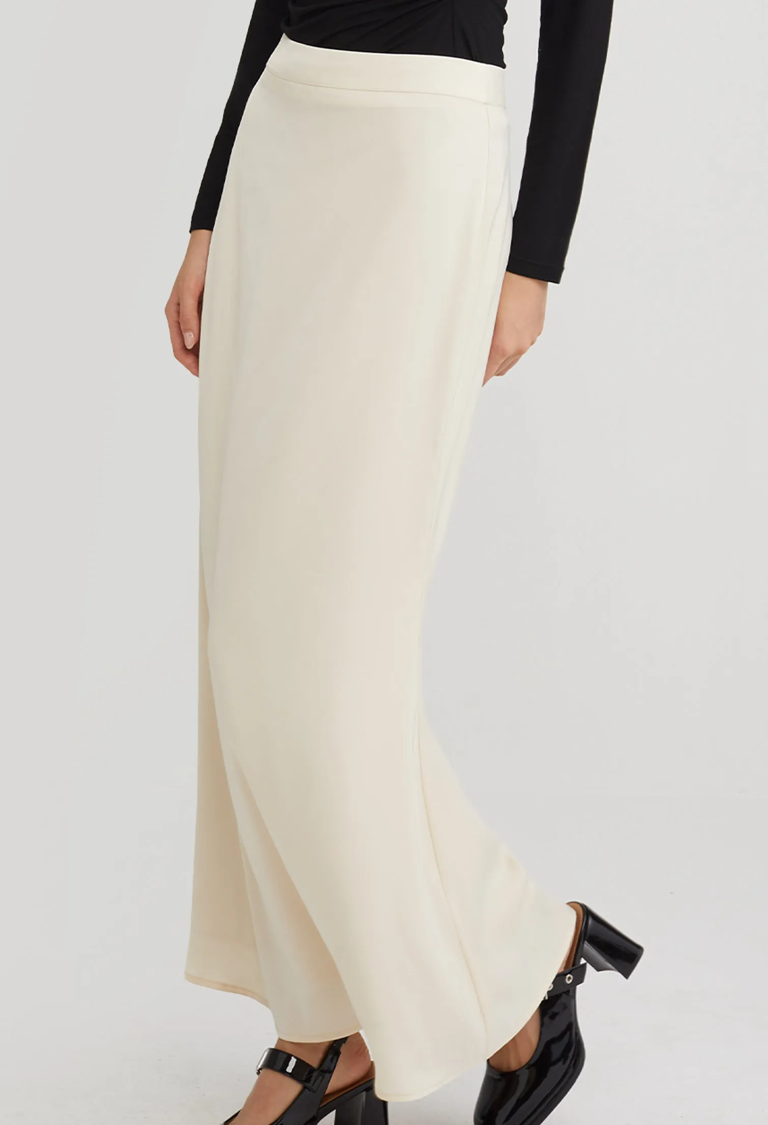 Satin Maxi Skirt