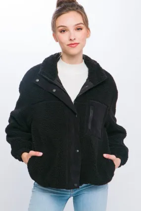 Sherpa Puffer Jacket