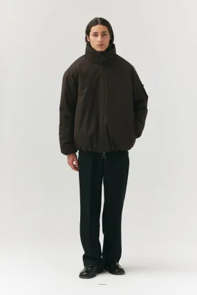 SHORT TRACKER POLY RAYON AW24 CHESTNUT