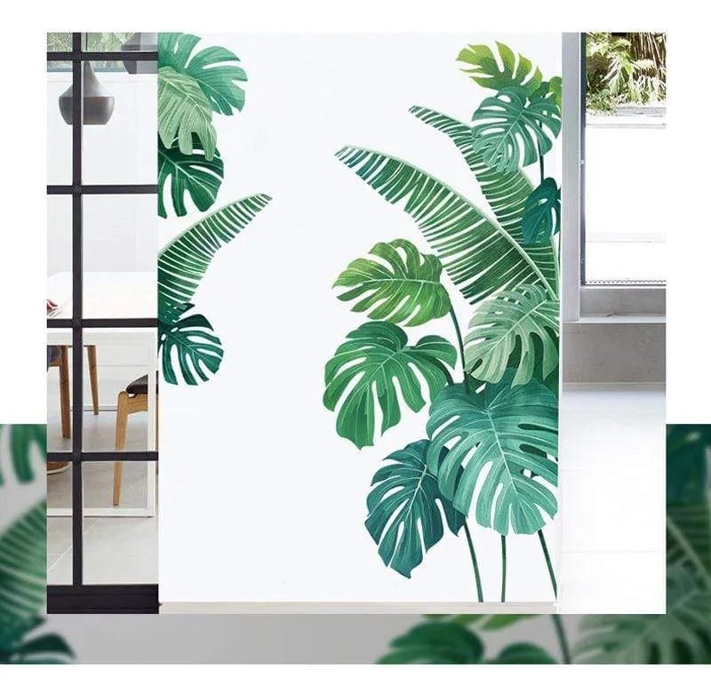 Tropical Plant Wall Mural Sticker