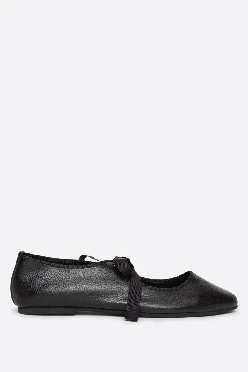 VALLEY BLACK SOLE BALLET FLAT