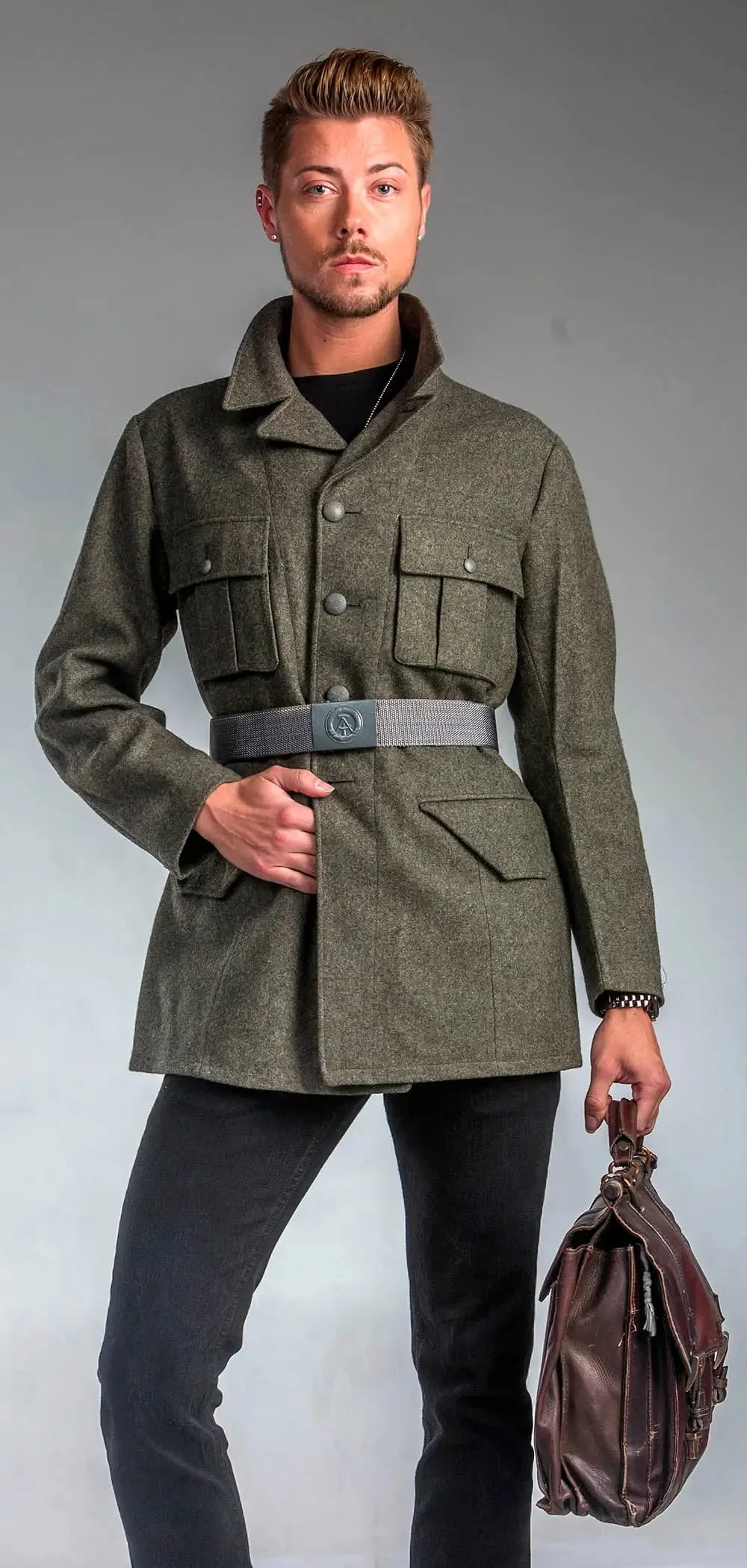 WWII Era 6-Pocket Wool Battle Field Jacket